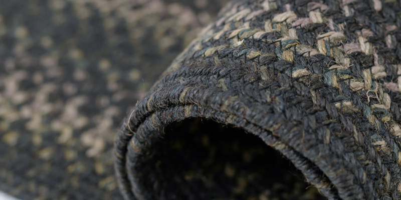 Transform Your Space with a Black Braided Rug from Homespice