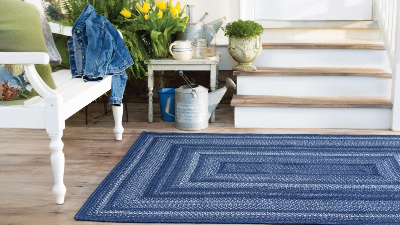 Spring Showers, No Problem: Choosing Water-Resistant Braided Rugs for Mud and Spills