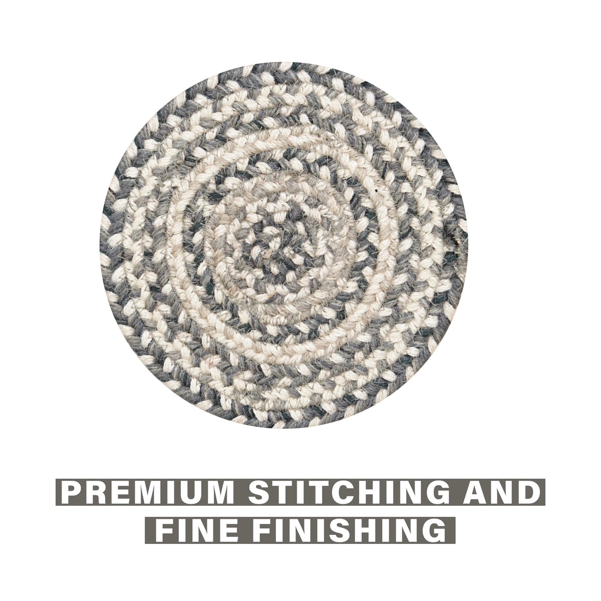 Birch Ivory Jute Braided Accessories