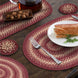 Autumn Maple Burgundy Jute Braided Accessories