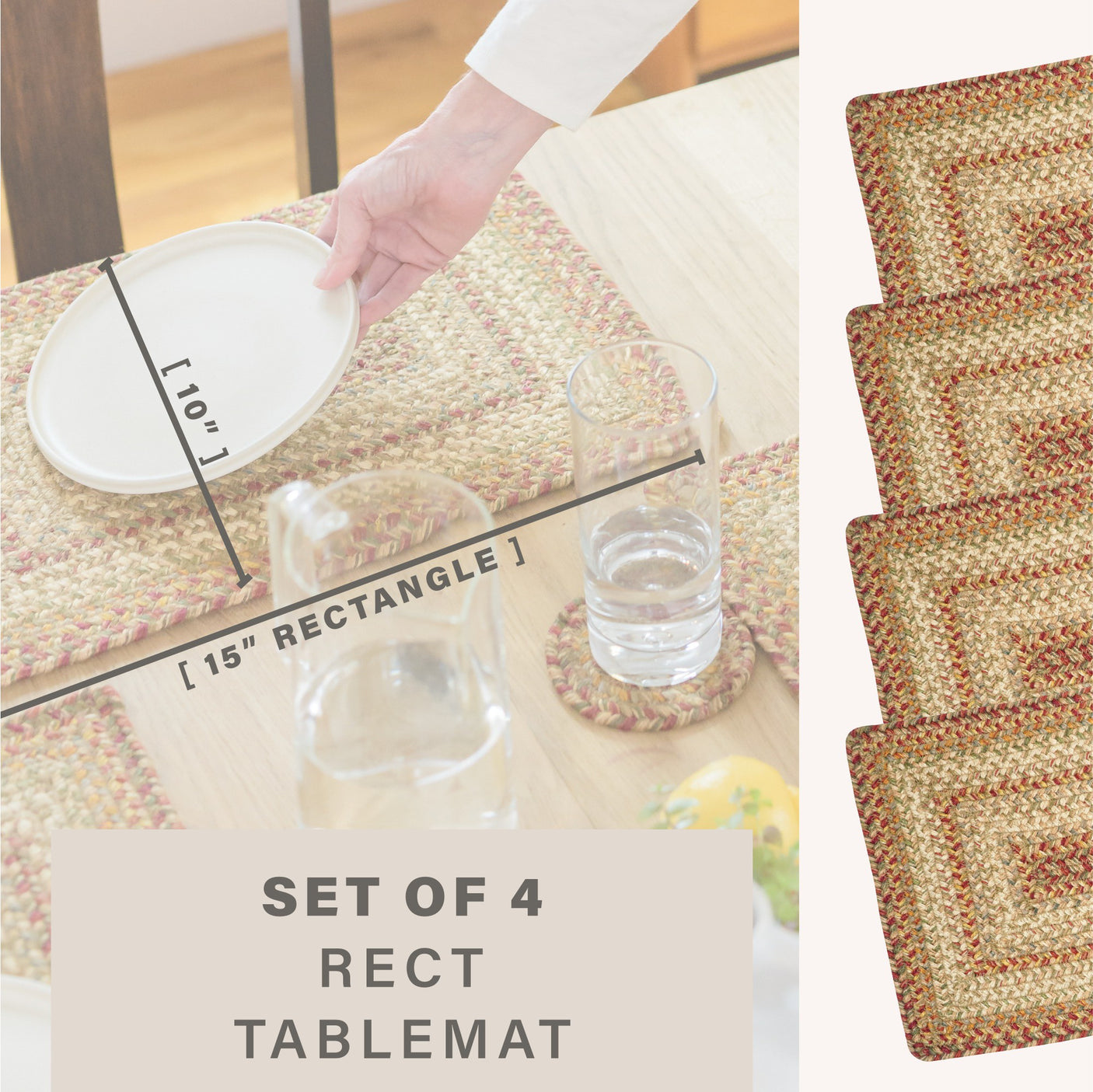 Harvest Beige Braided Accessories