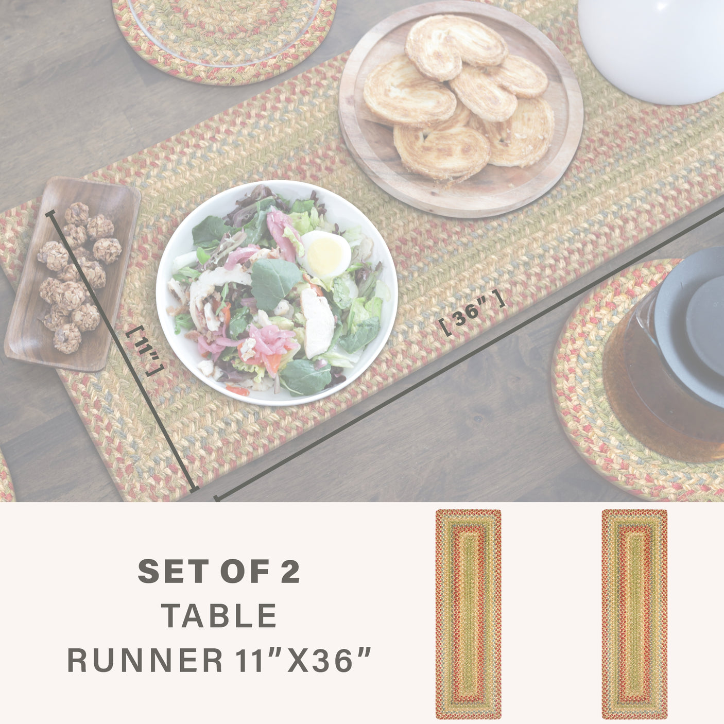 Azalea Multi Color Braided Accessories