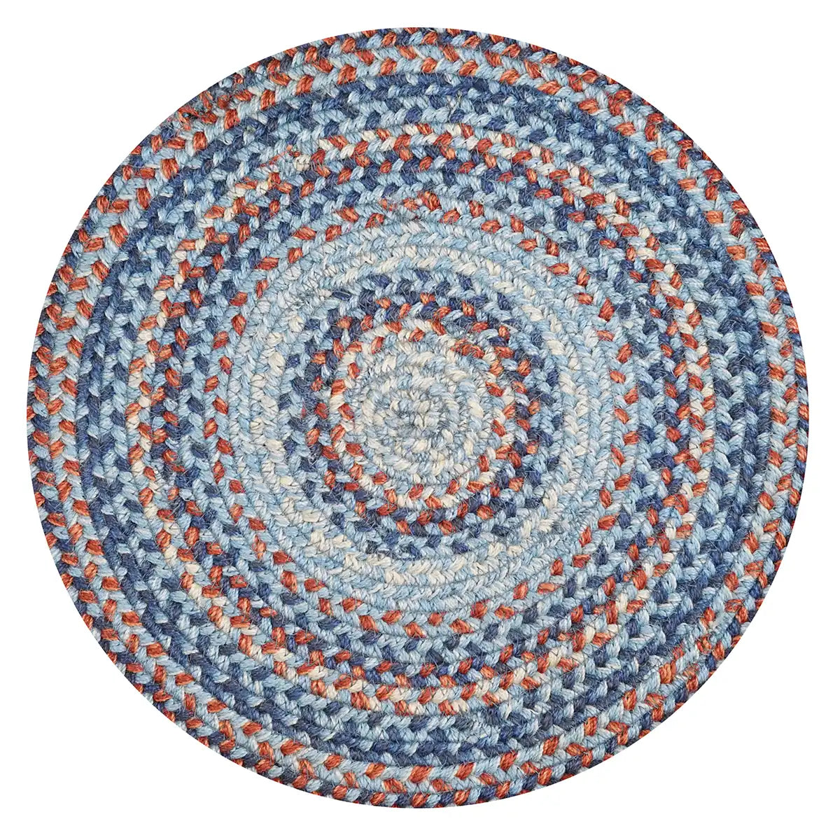 Cape Cod Blue Jute Braided Accessories