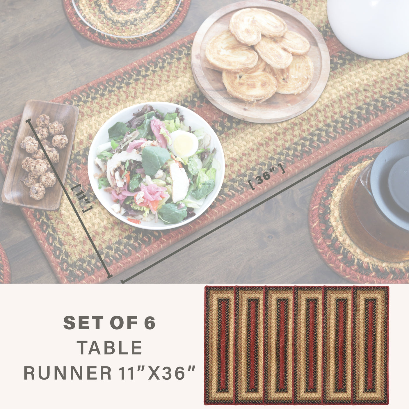 Highland Multi Color Braided Accessories