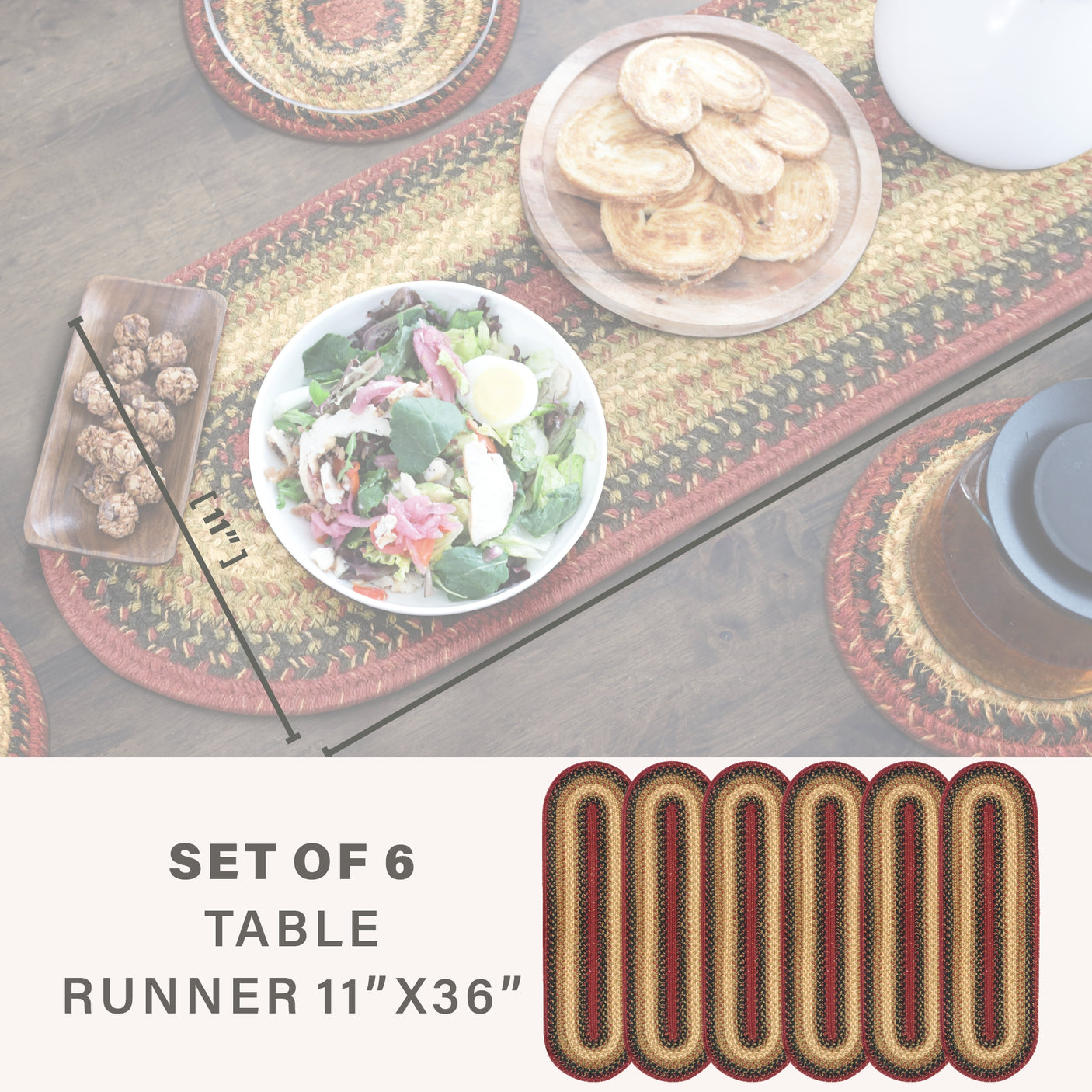 Highland Multi Color Braided Accessories