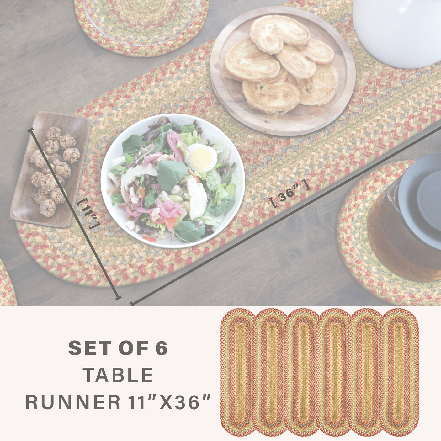 Azalea Multi Color Braided Accessories