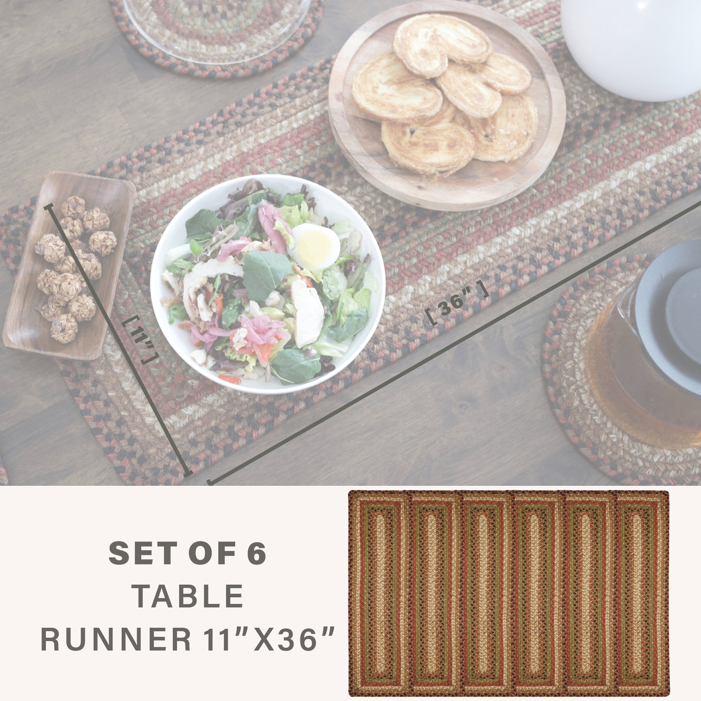 Gingerbread Braided Accessories