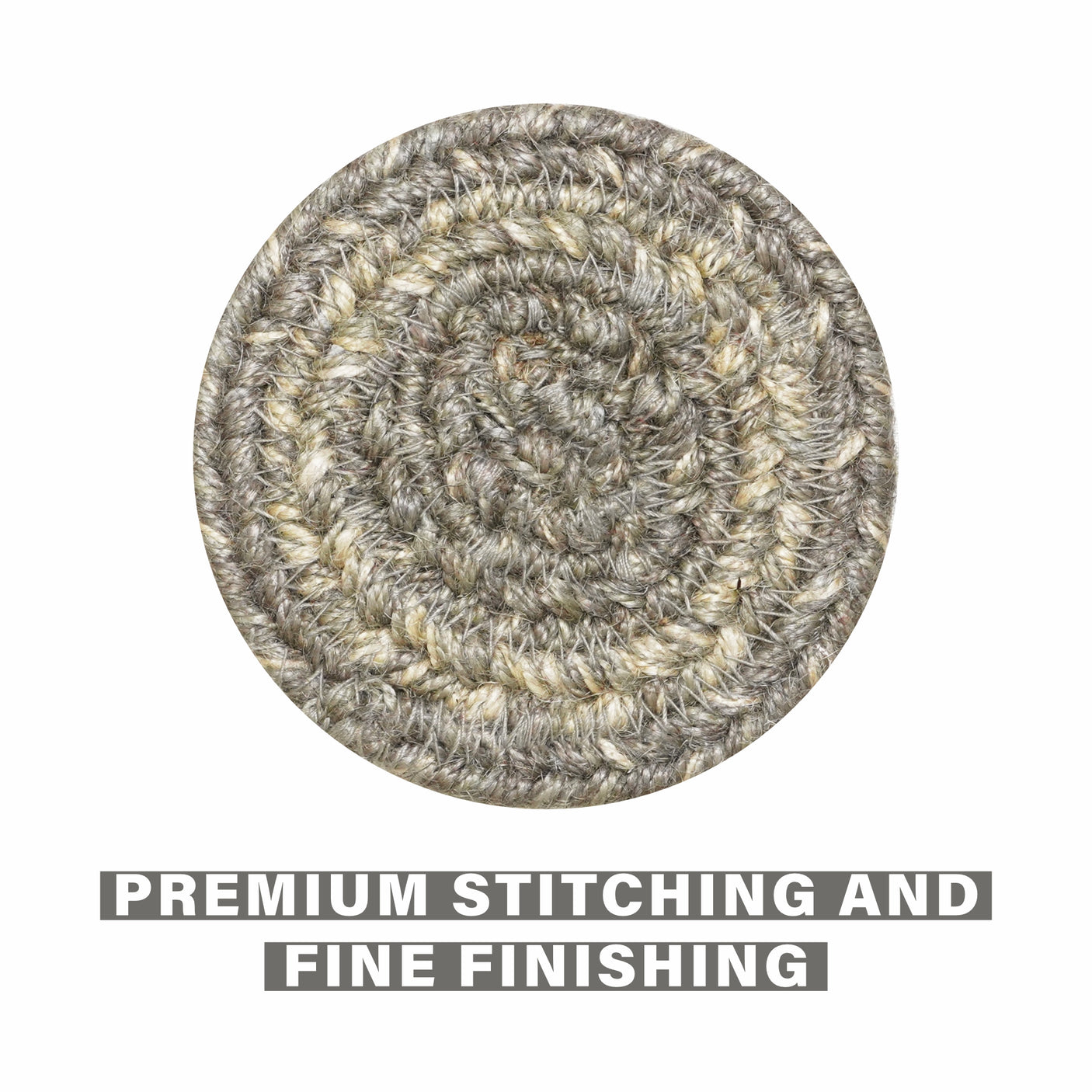 Grey Cloud Jute Braided Accessories