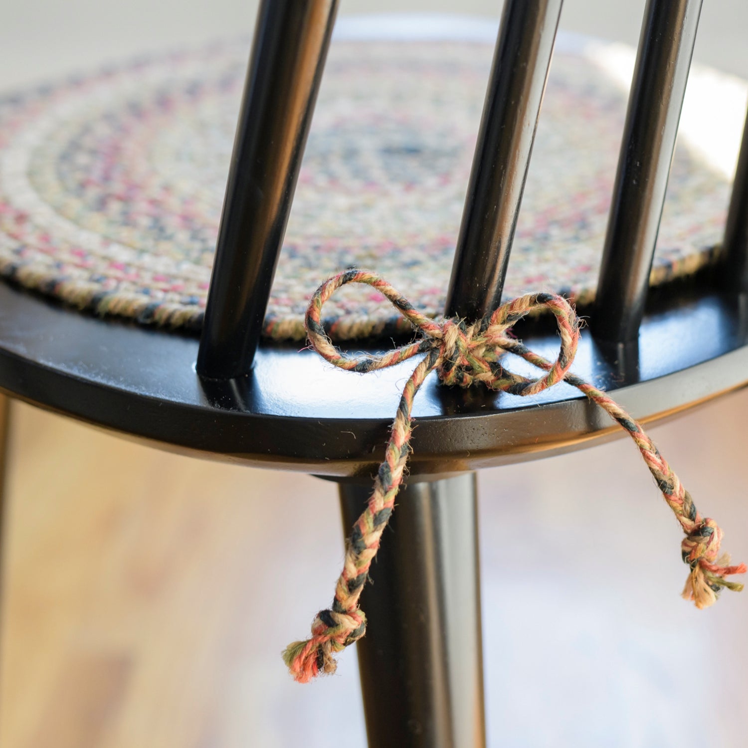 Gingerbread Brown Jute Braided Chairpad
