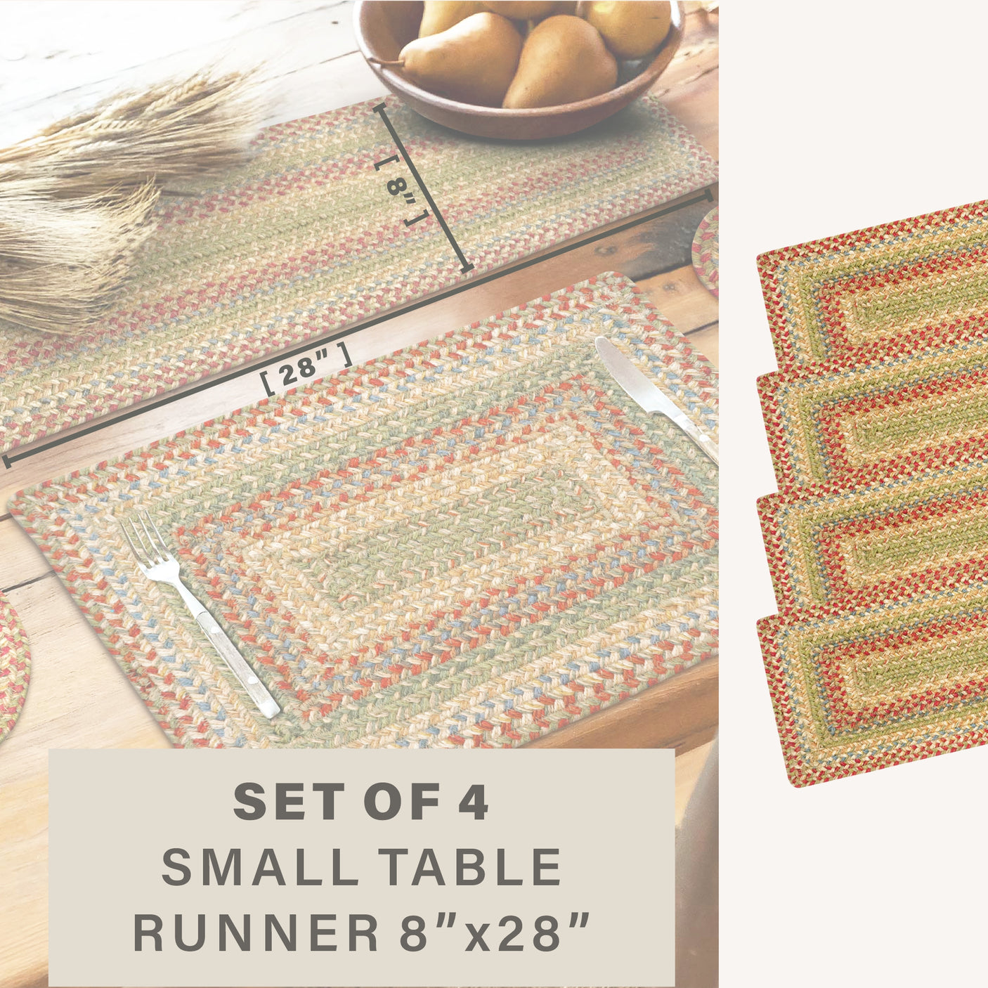 Azalea Multi Color Braided Accessories