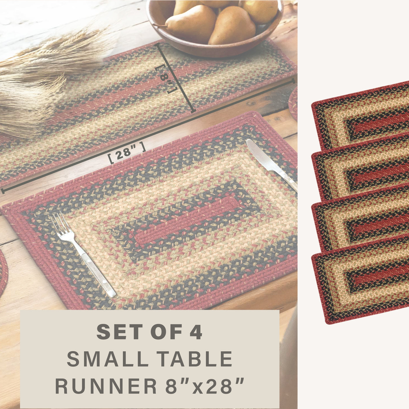 Highland Multi Color Braided Accessories