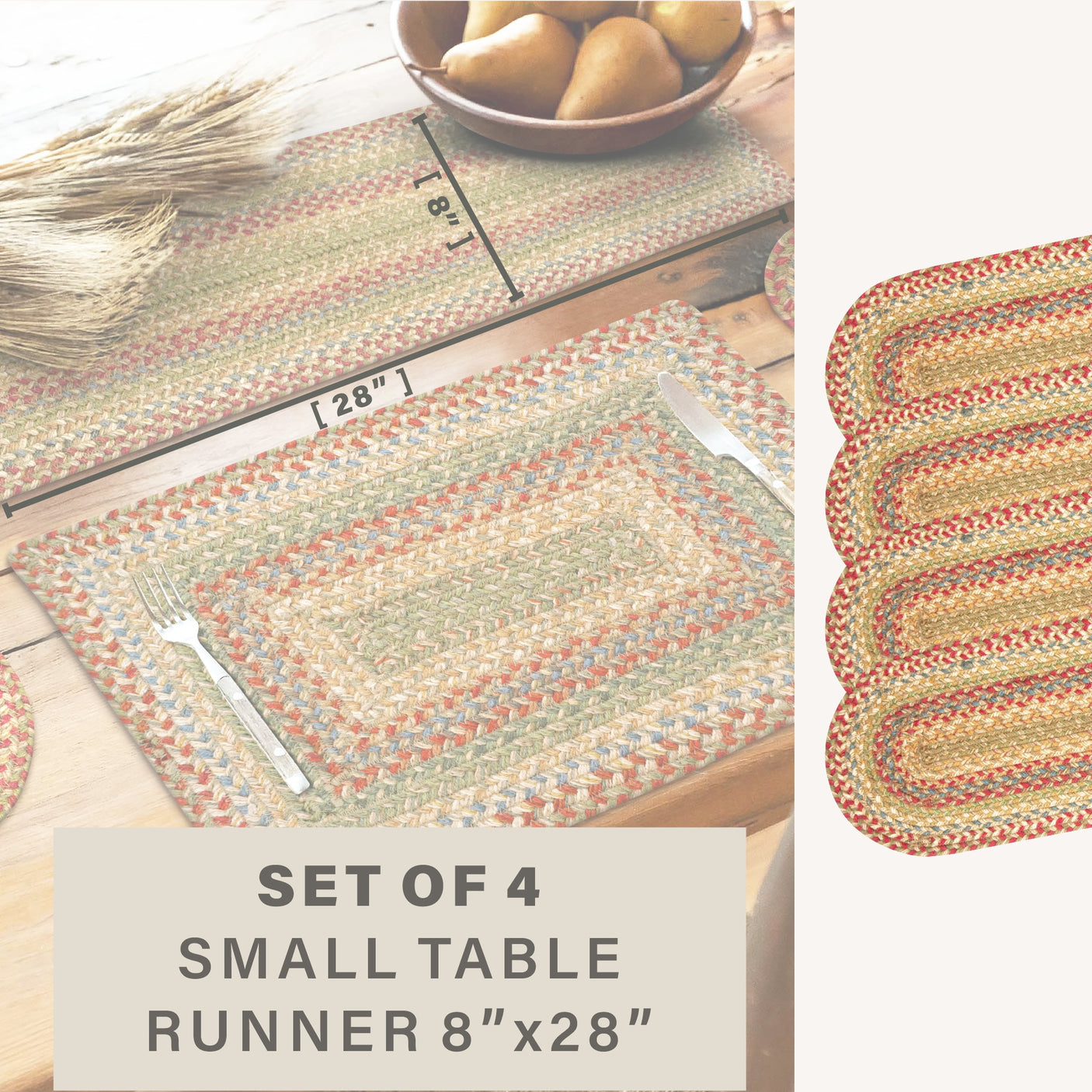 Azalea Multi Color Braided Accessories