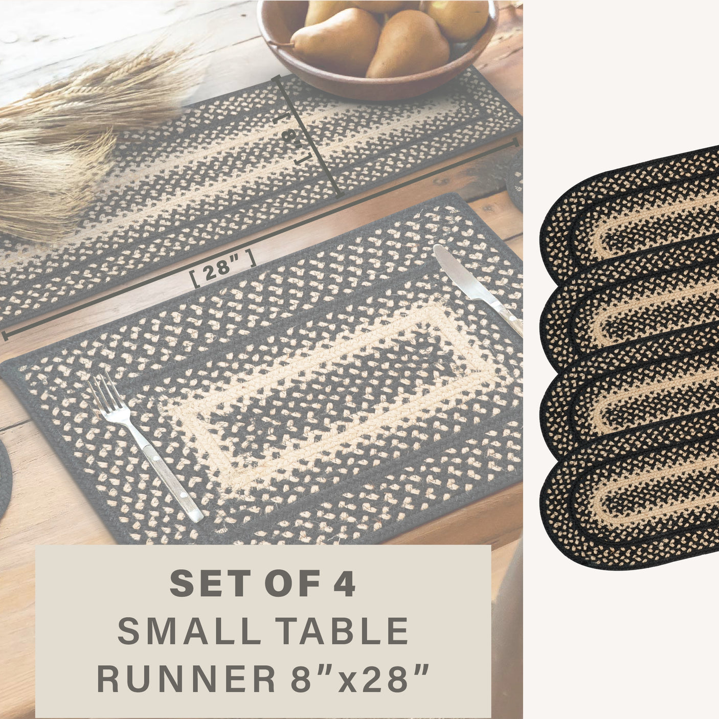 Manchester Black Braided Accessories