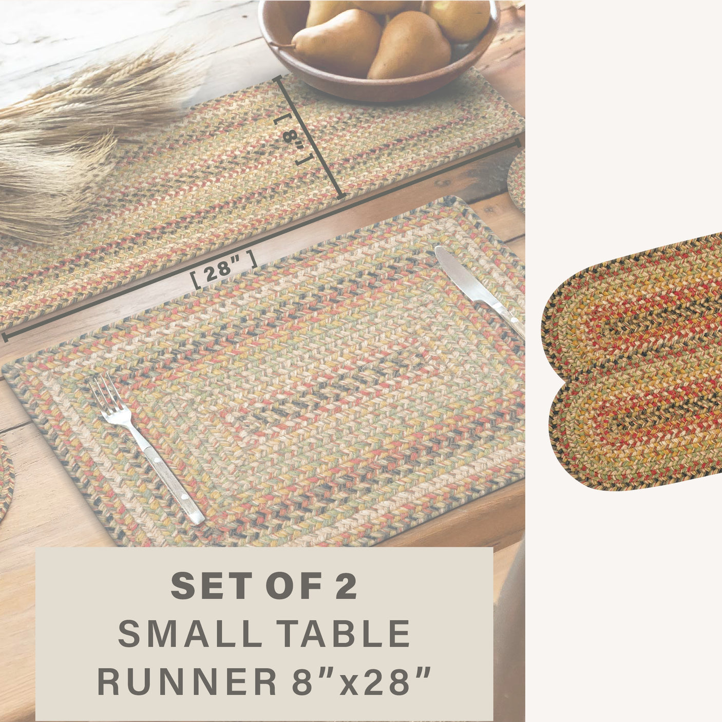 Kingston Multi Color Braided Accessories