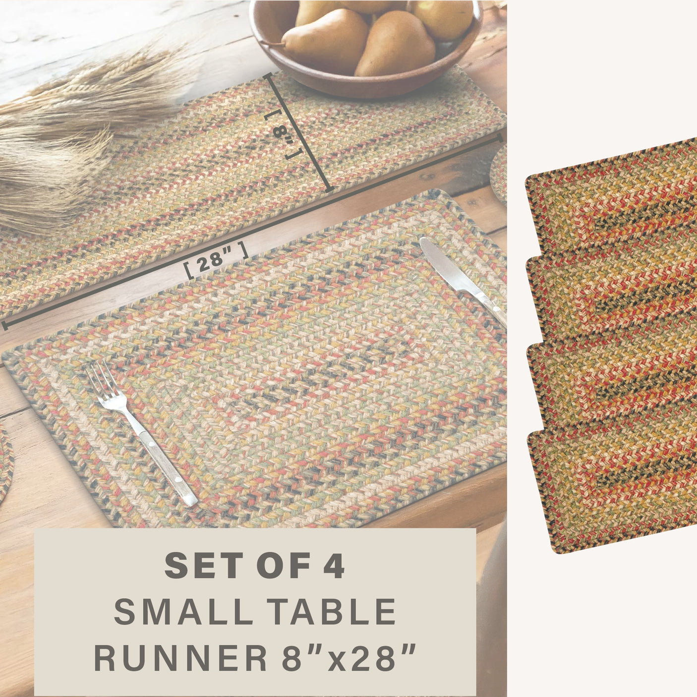 Kingston Multi Color Braided Accessories