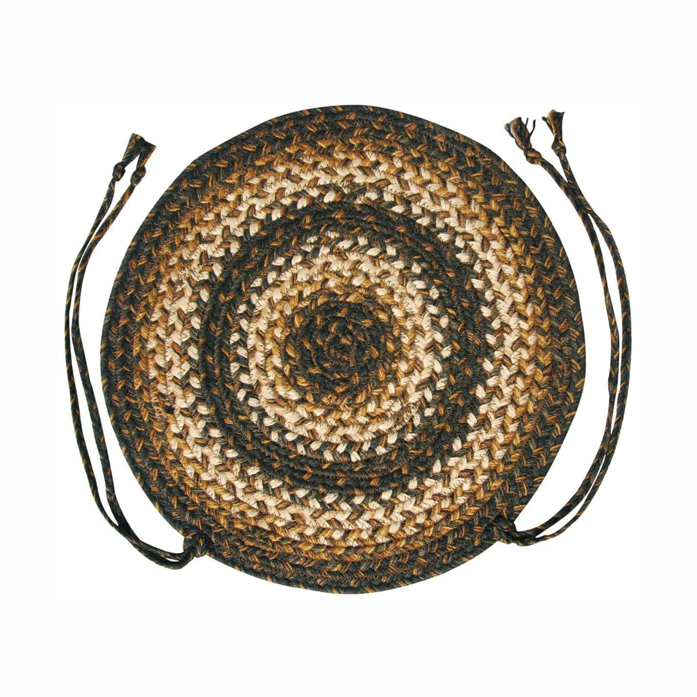Kilimanjaro Black Jute Braided Chairpad