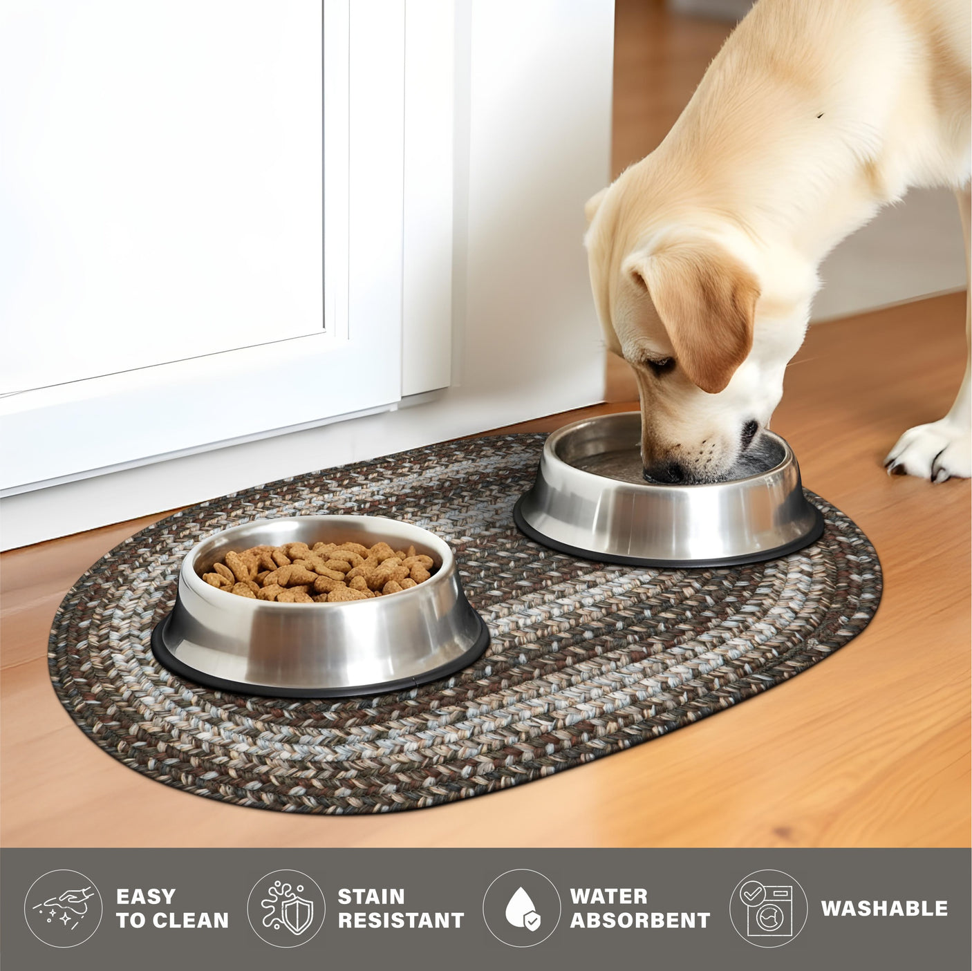 Wildwood Brown Ultra Durable Pet Rug