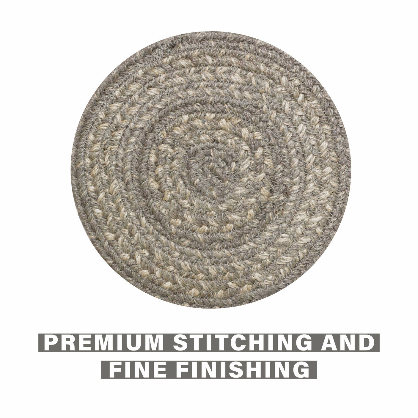 Grey Cloud Jute Braided Accessories