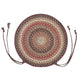 Gingerbread Brown Jute Braided Chairpad