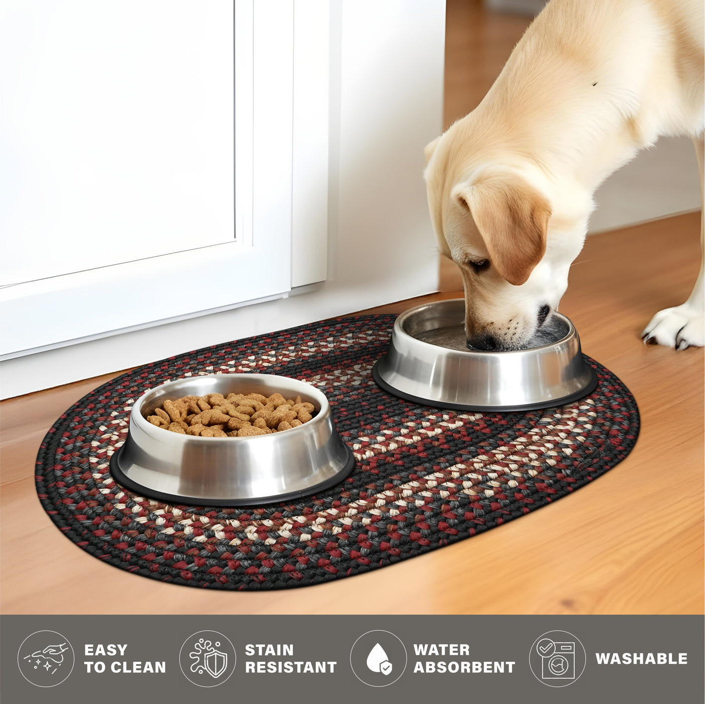 Montgomery Black Ultra Durable Pet Rugs