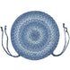 Denim Blue Jute Braided Chairpad