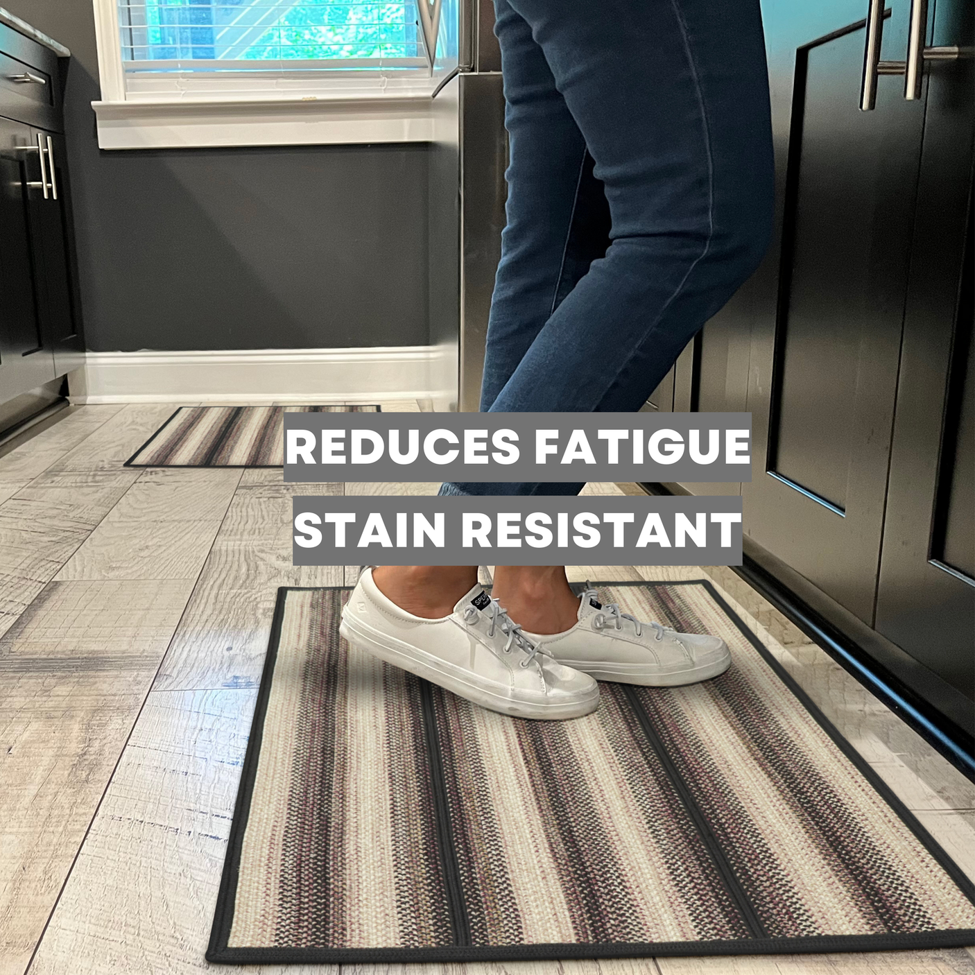 Homespice Serenity Rectangle Ultra Durable Rug With Rug Pad