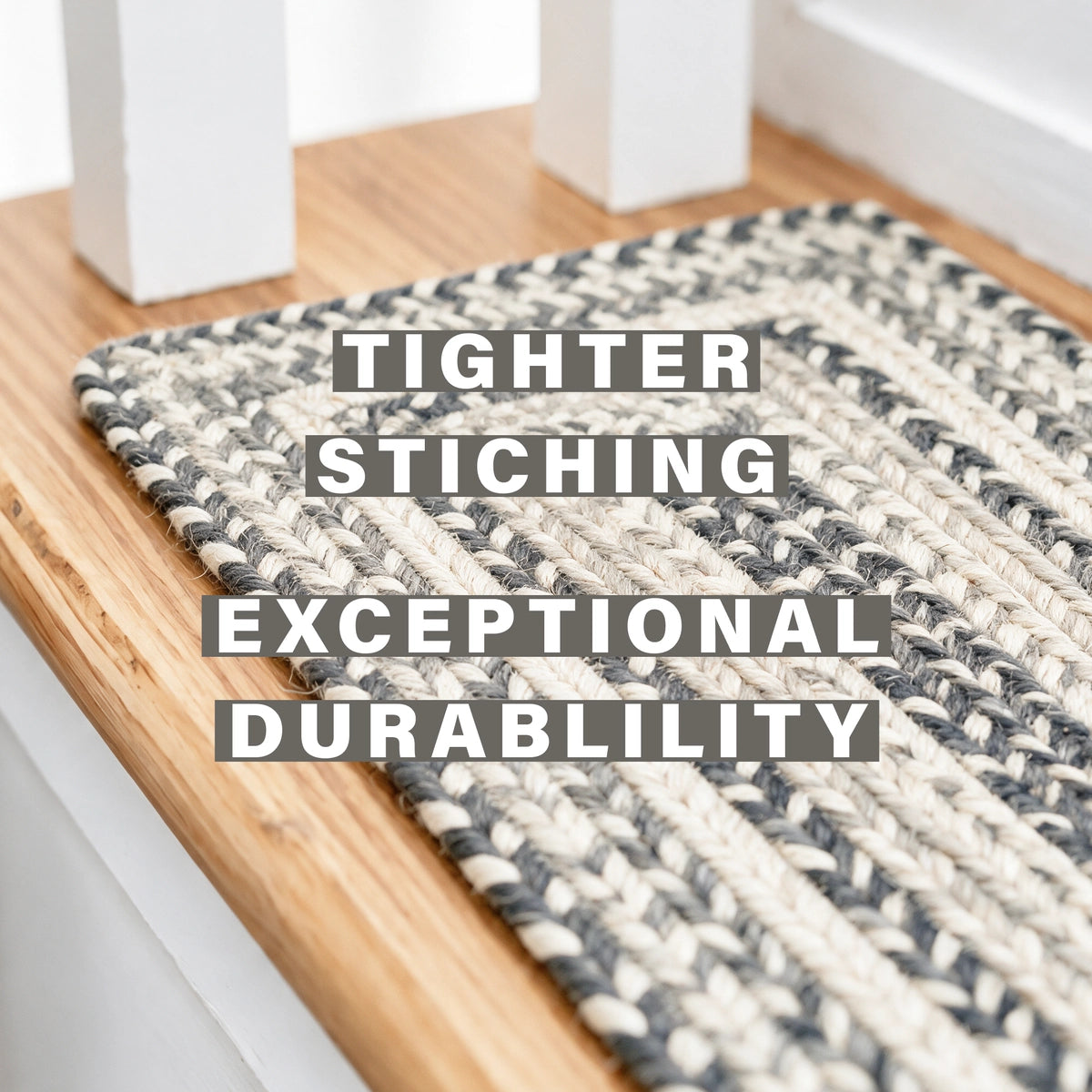 Birch Ivory Jute Braided Accessories