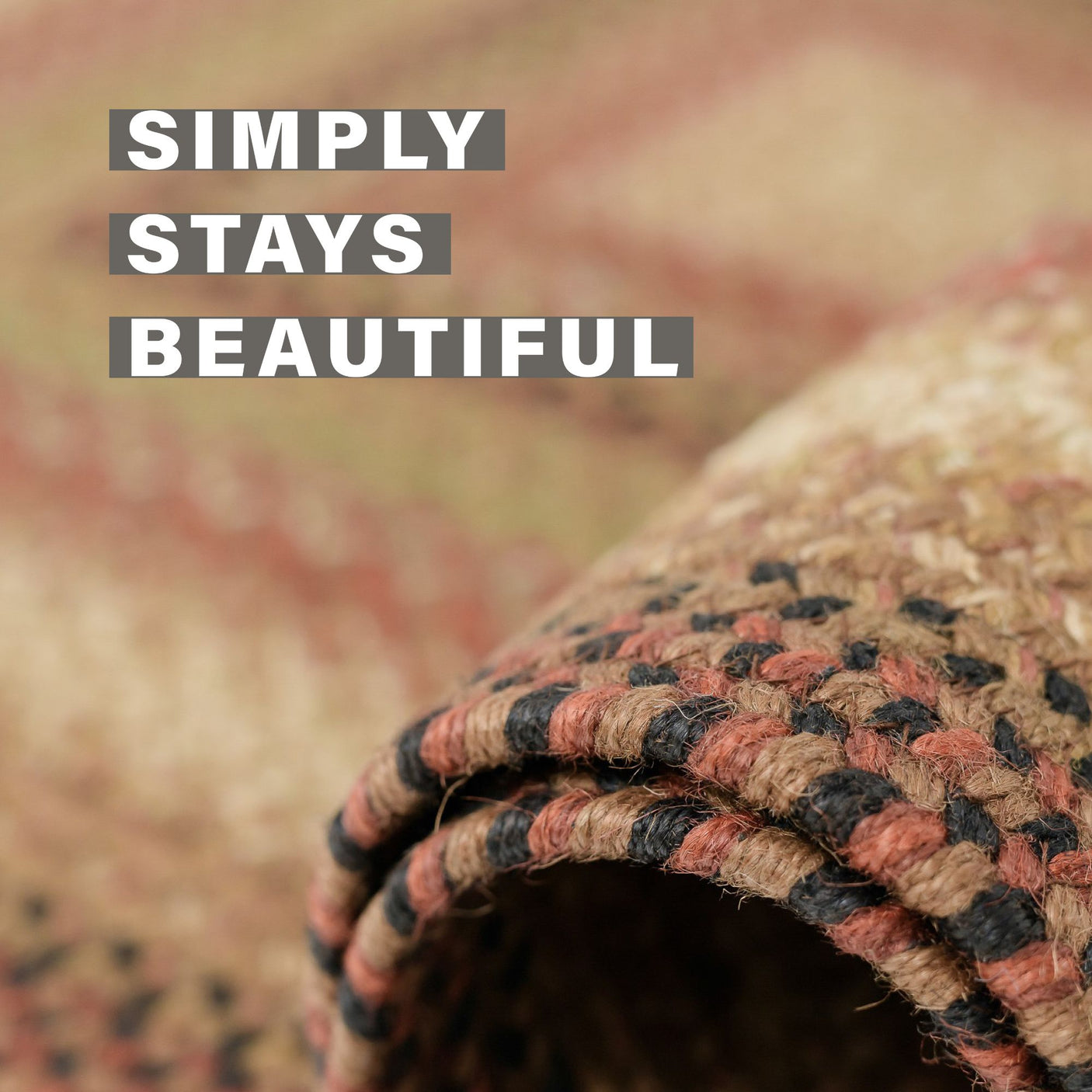 Gingerbread Jute Brown Braided Rugs