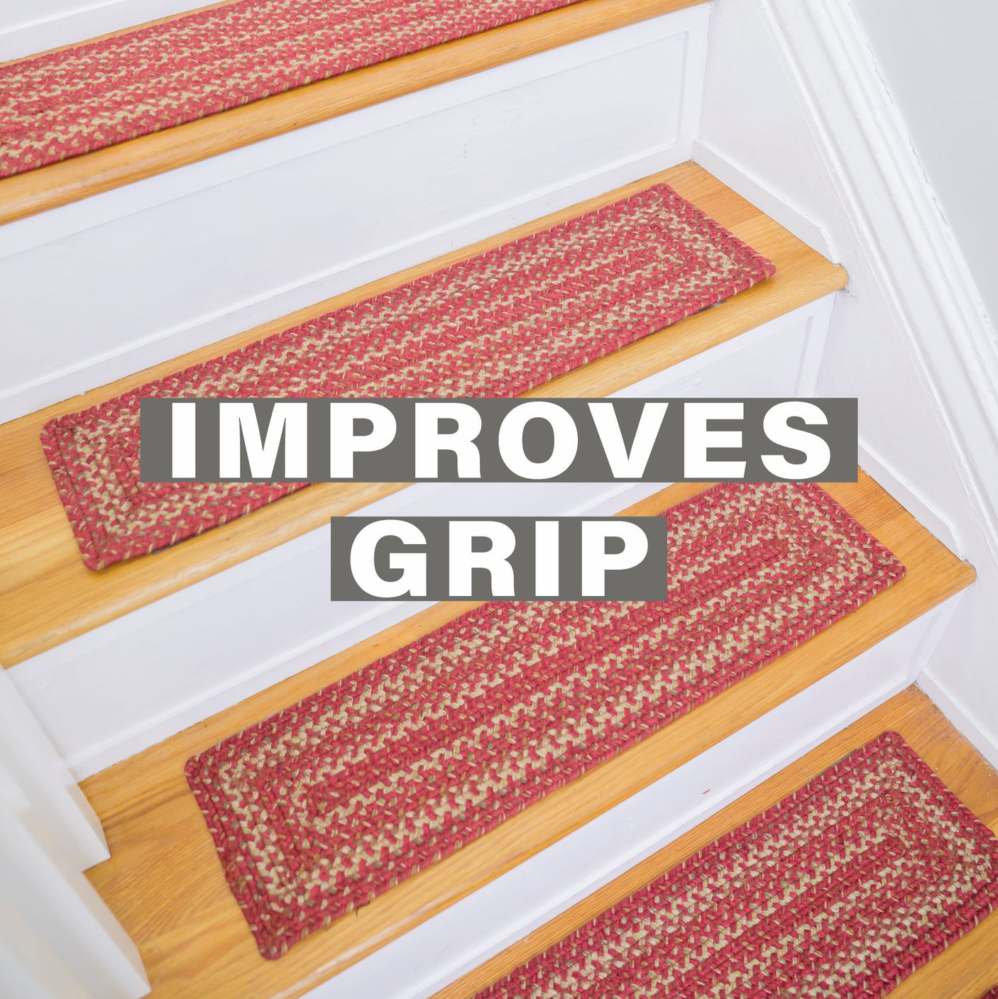 Apple Pie Red Jute Stair Tread