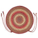 Cider Barn Red Jute Braided Chairpad