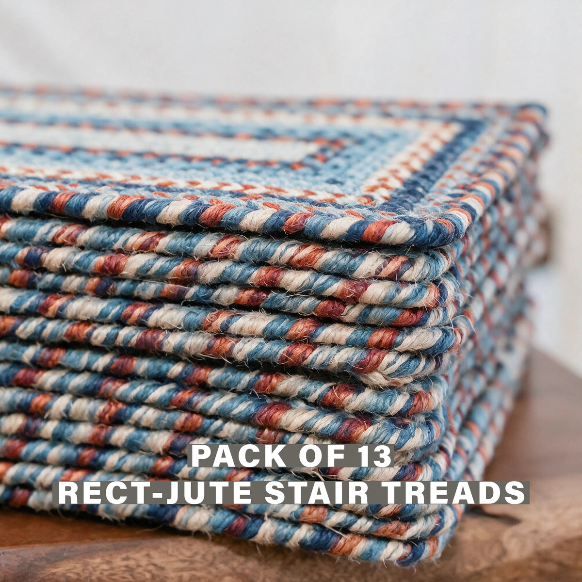Cape Cod Blue Jute Braided Accessories