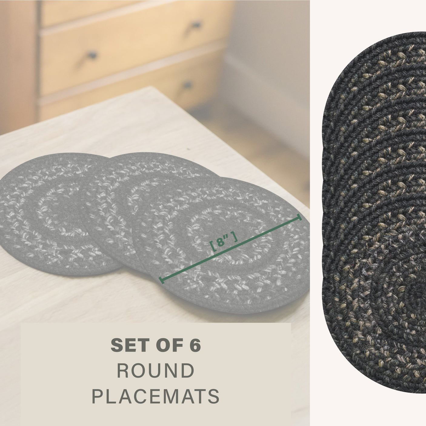 Jet Black Braided Accessories