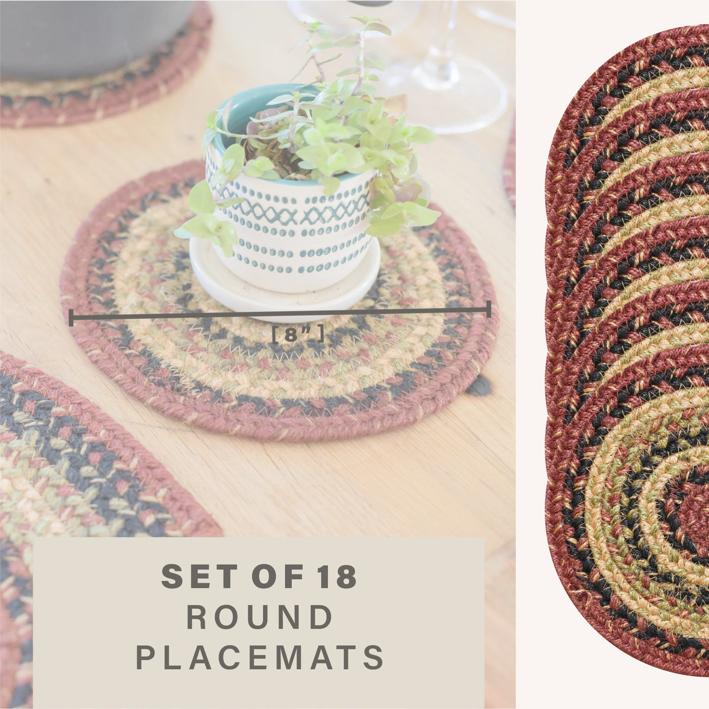 Highland Multi Color Braided Accessories