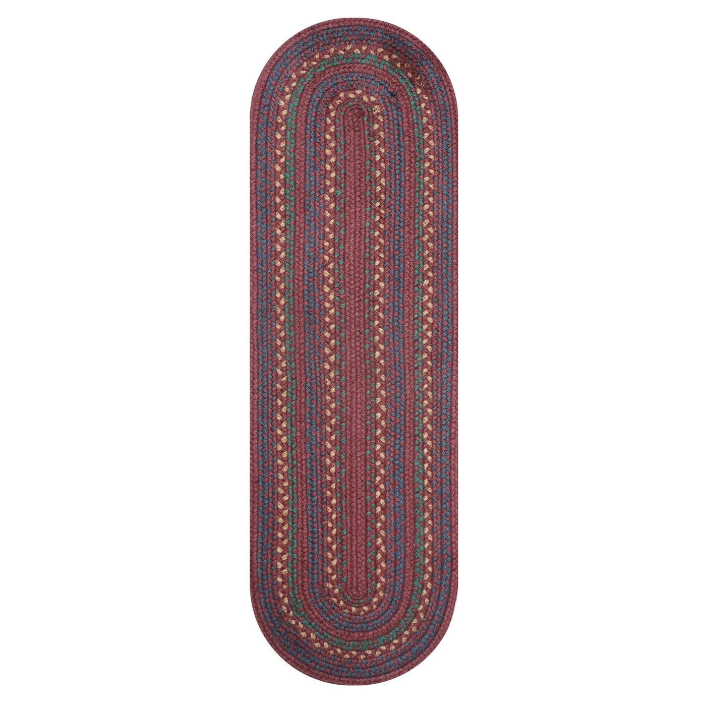 Jamestown Burgundy Jute Braided Accessories