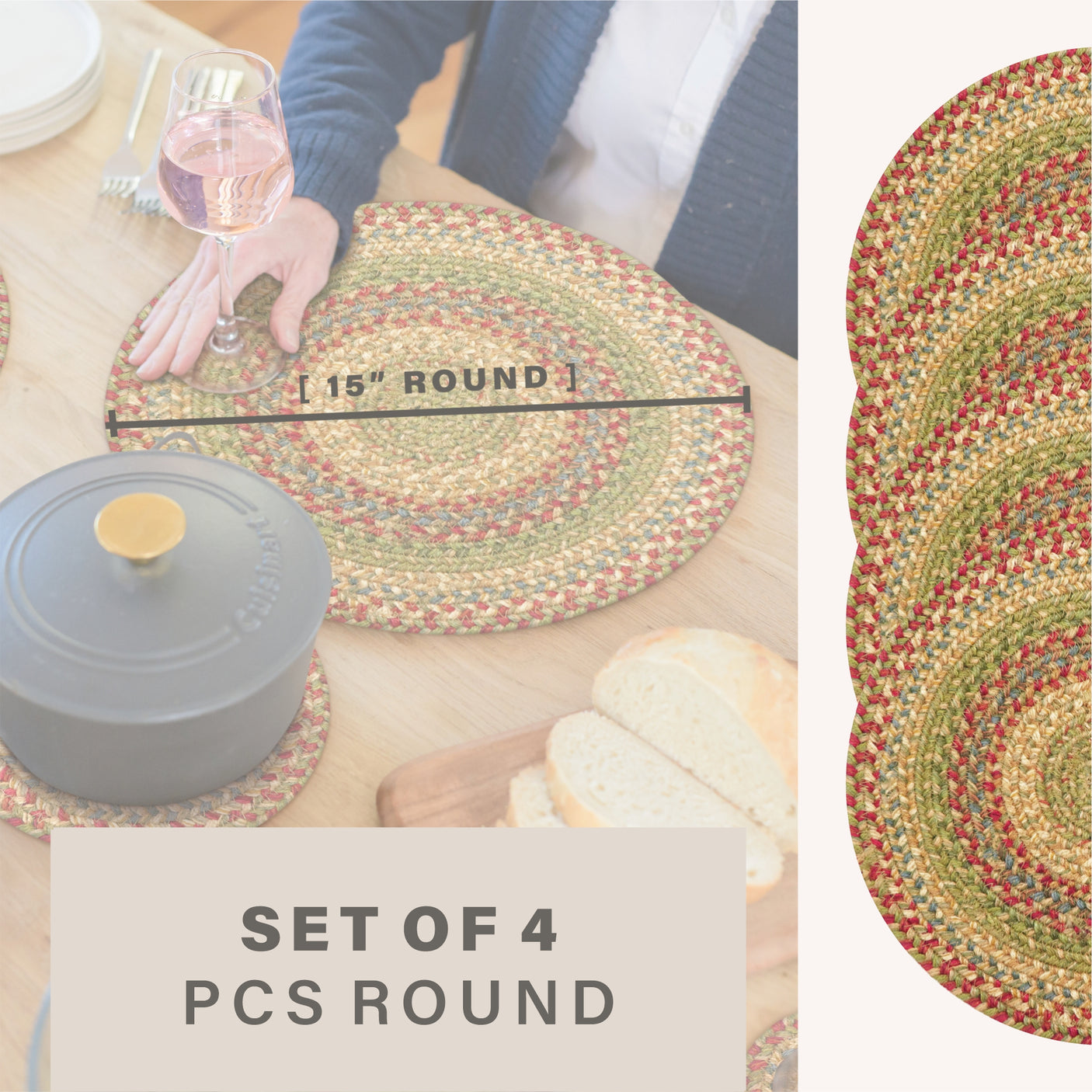 Azalea Multi Color Braided Accessories