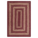 Autumn Maple Burgundy Jute Braided Rugs