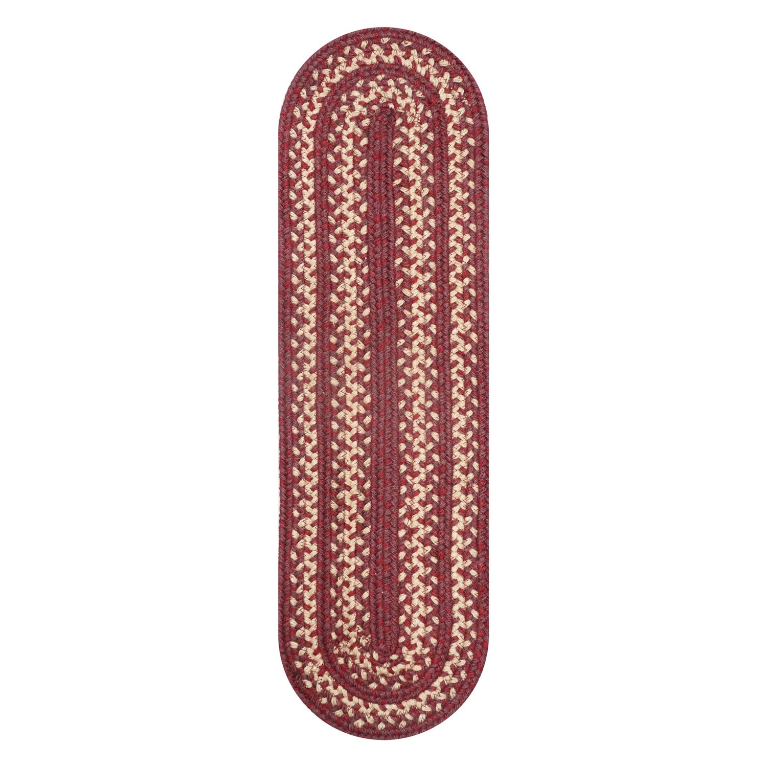Autumn Maple Burgundy Jute Stair Tread