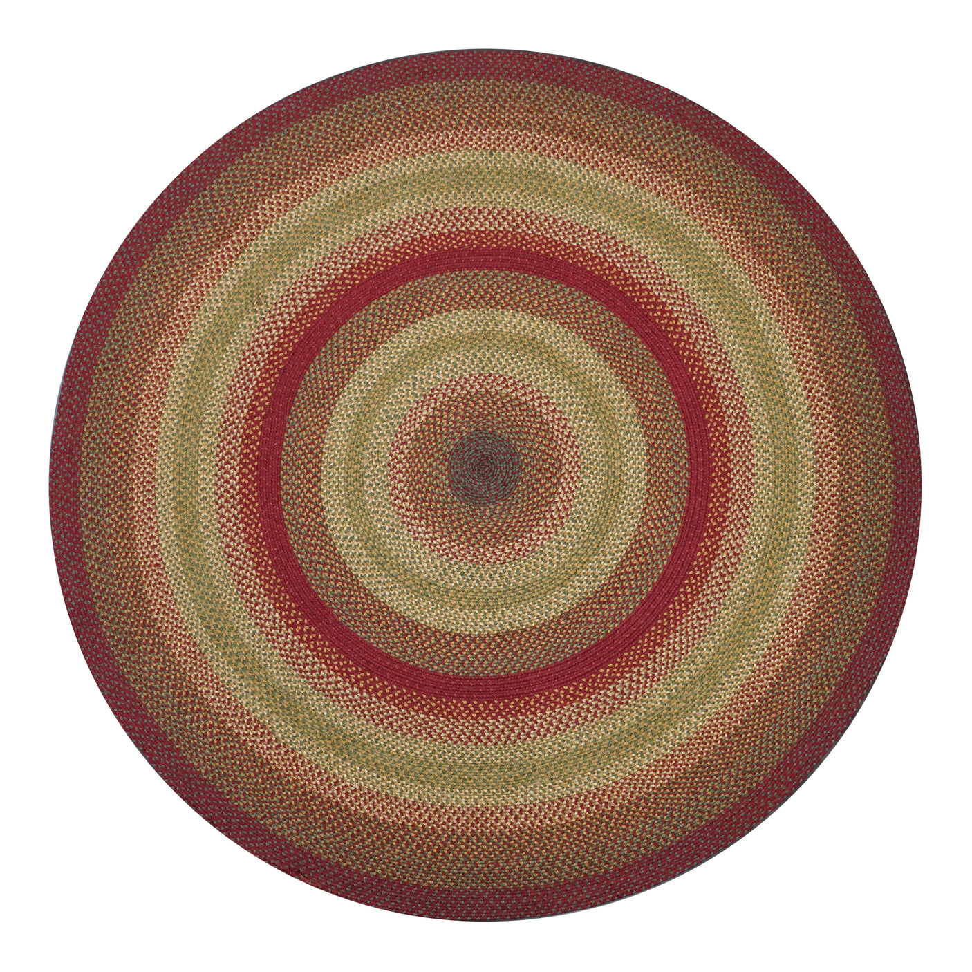 Cider Barn Red Jute Round Braided Rugs