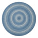 Denim Blue Braided Round Jute Rugs