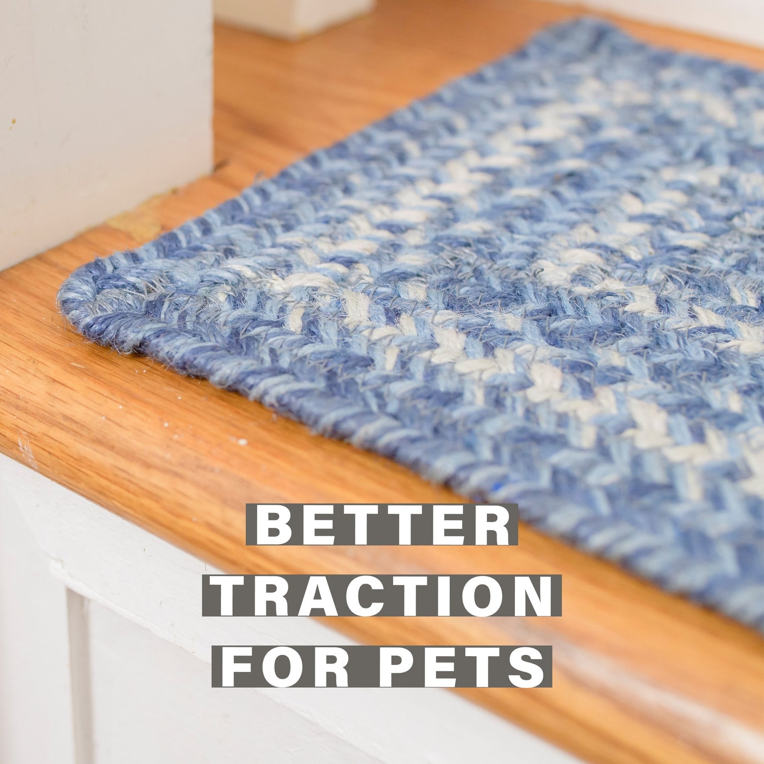 Denim Jute Stair Tread