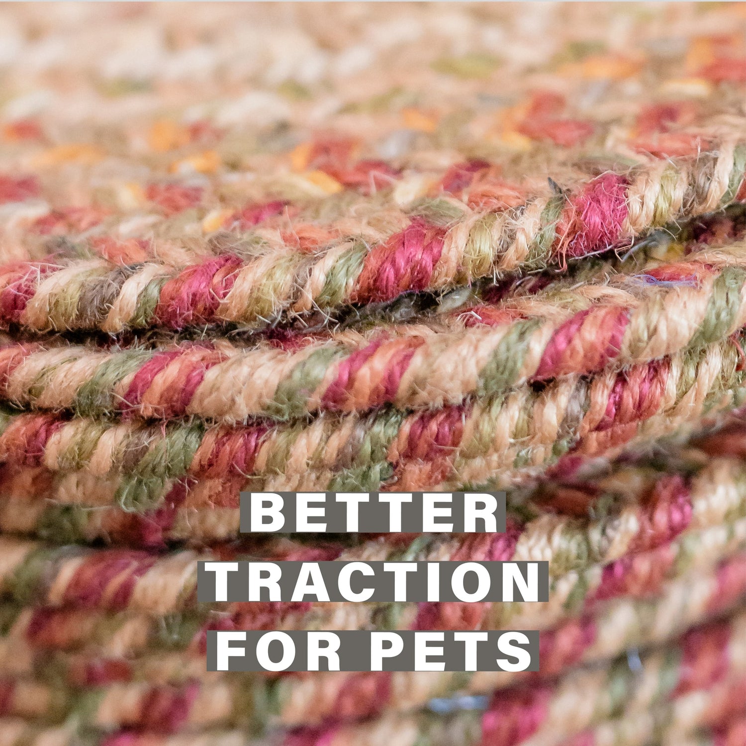 Harvest Beige Jute Stair Tread