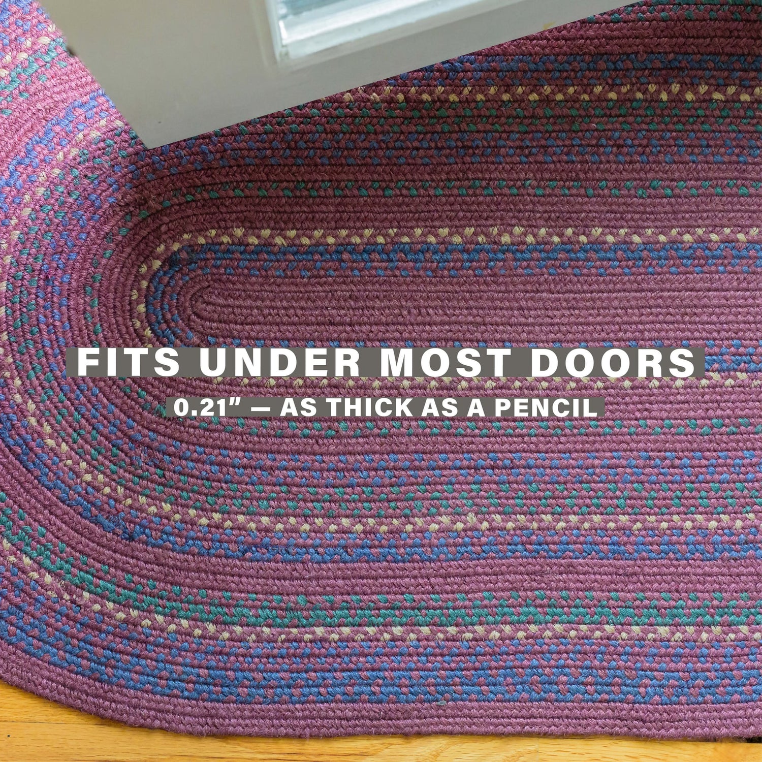 Jamestown Burgundy Jute Braided Rug