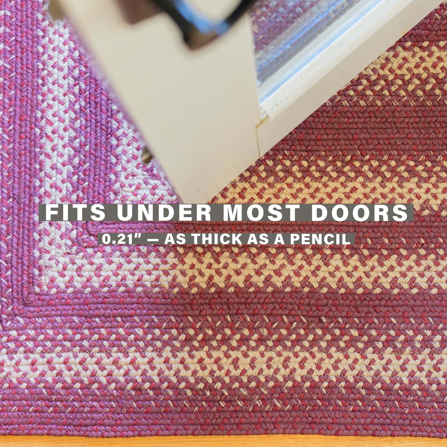 Autumn Maple Burgundy Jute Braided Rugs