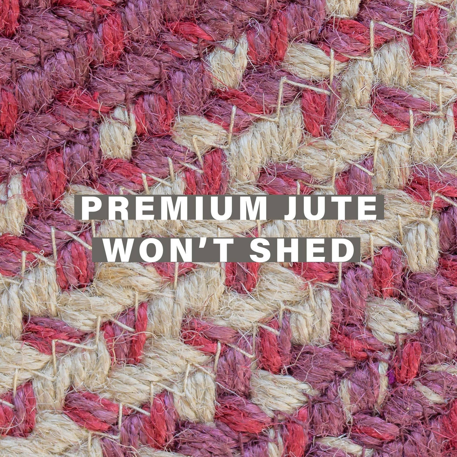 Autumn Maple Burgundy Jute Braided Rugs