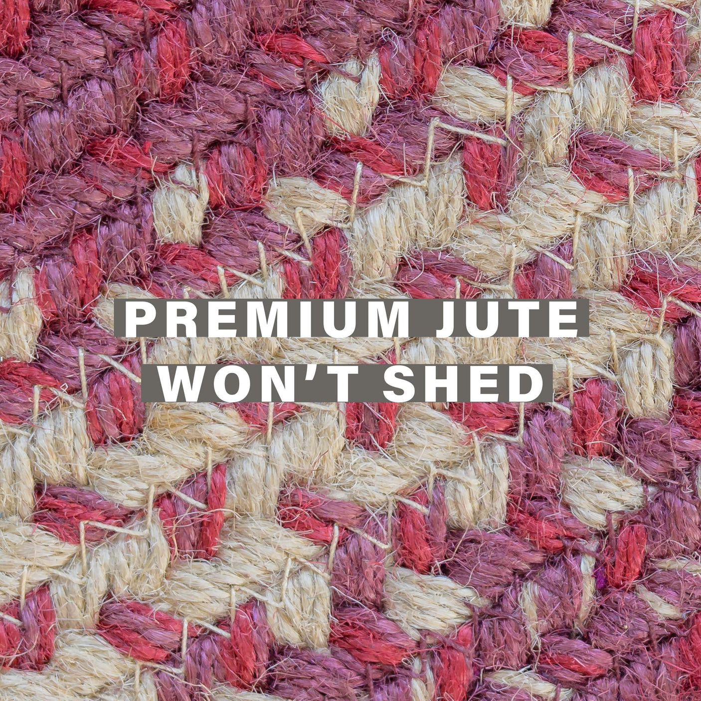 Autumn Maple Burgundy Jute Braided Rugs Oval