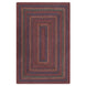 Jamestown Burgundy Jute Braided Rug