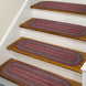 Jamestown Burgundy Jute Stair Tread