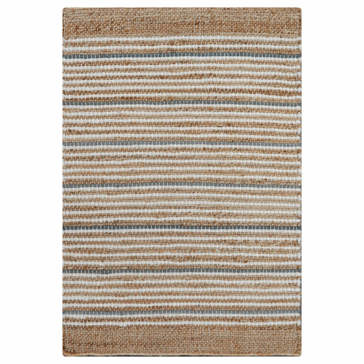 Remi Stripe Premium Jute Rug
