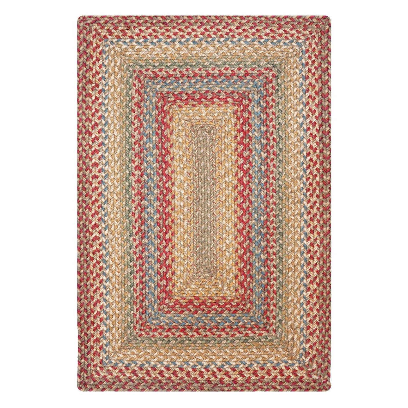 Azalea Multi Color Jute Braided Rectangular Rugs