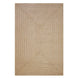 Biscuit Brown Ultra Durable Braided Rectangular Rug In Sets
